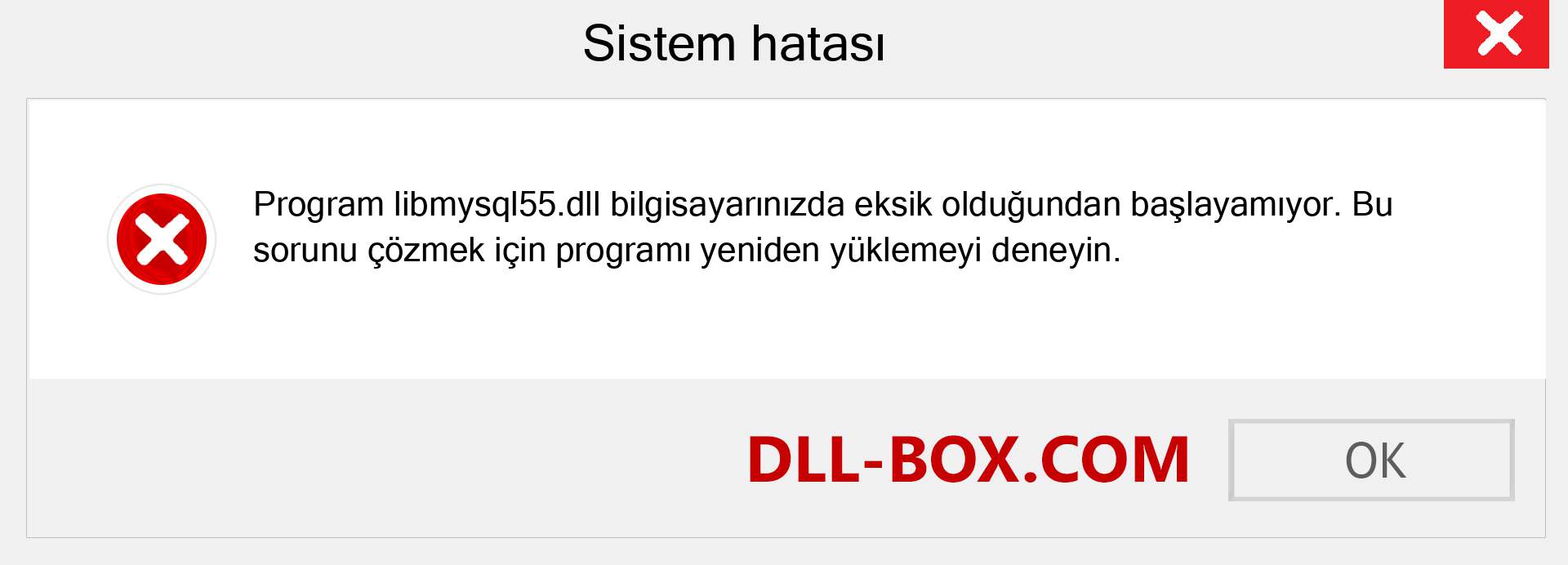 libmysql55.dll dosyası eksik mi? Windows 7, 8, 10 için İndirin - Windows'ta libmysql55 dll Eksik Hatasını Düzeltin, fotoğraflar, resimler